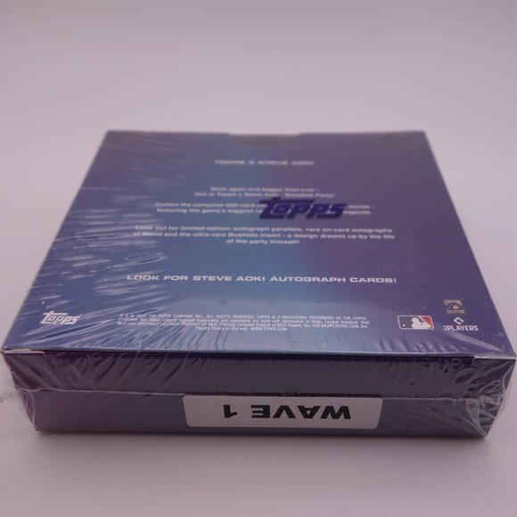 Topps x Steve Aoki Baseball Party Wave 1 Box *Factory Sealed-Never Opened - Picture 5 of 8